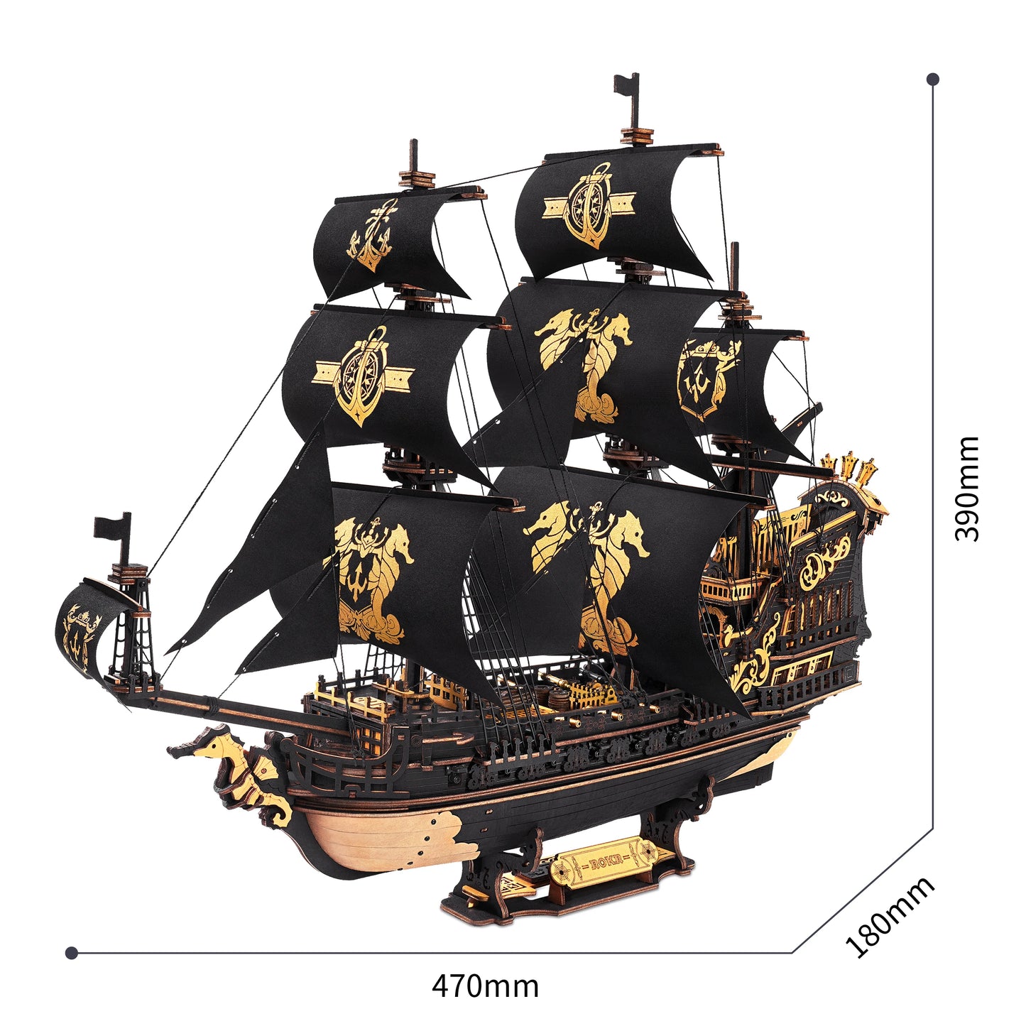 Seahouse Barque 3D Puzzle Kit™