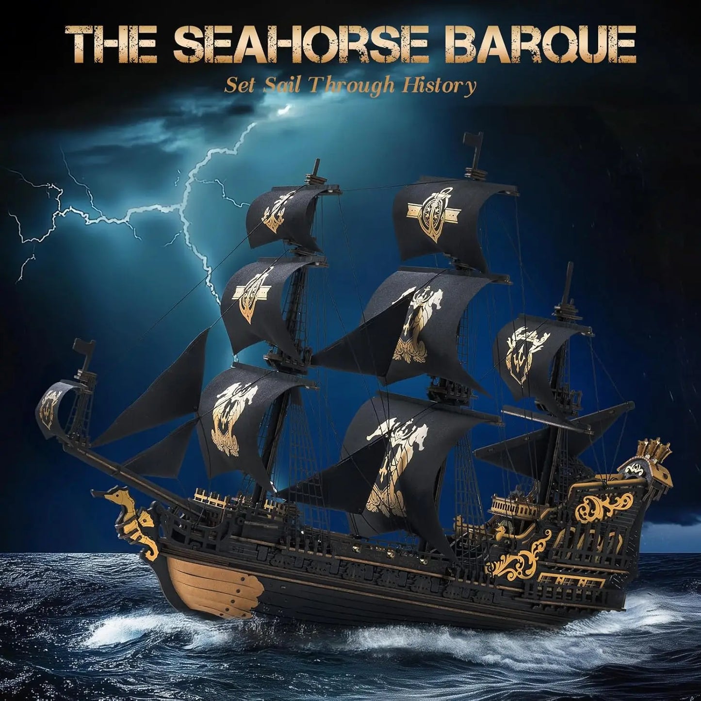Seahouse Barque 3D Puzzle Kit™