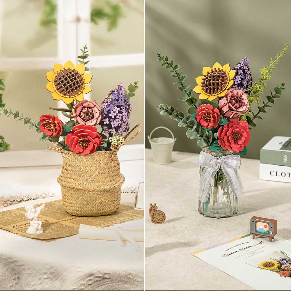 Fun Puzzle DIY Kit - Flower Bouquet