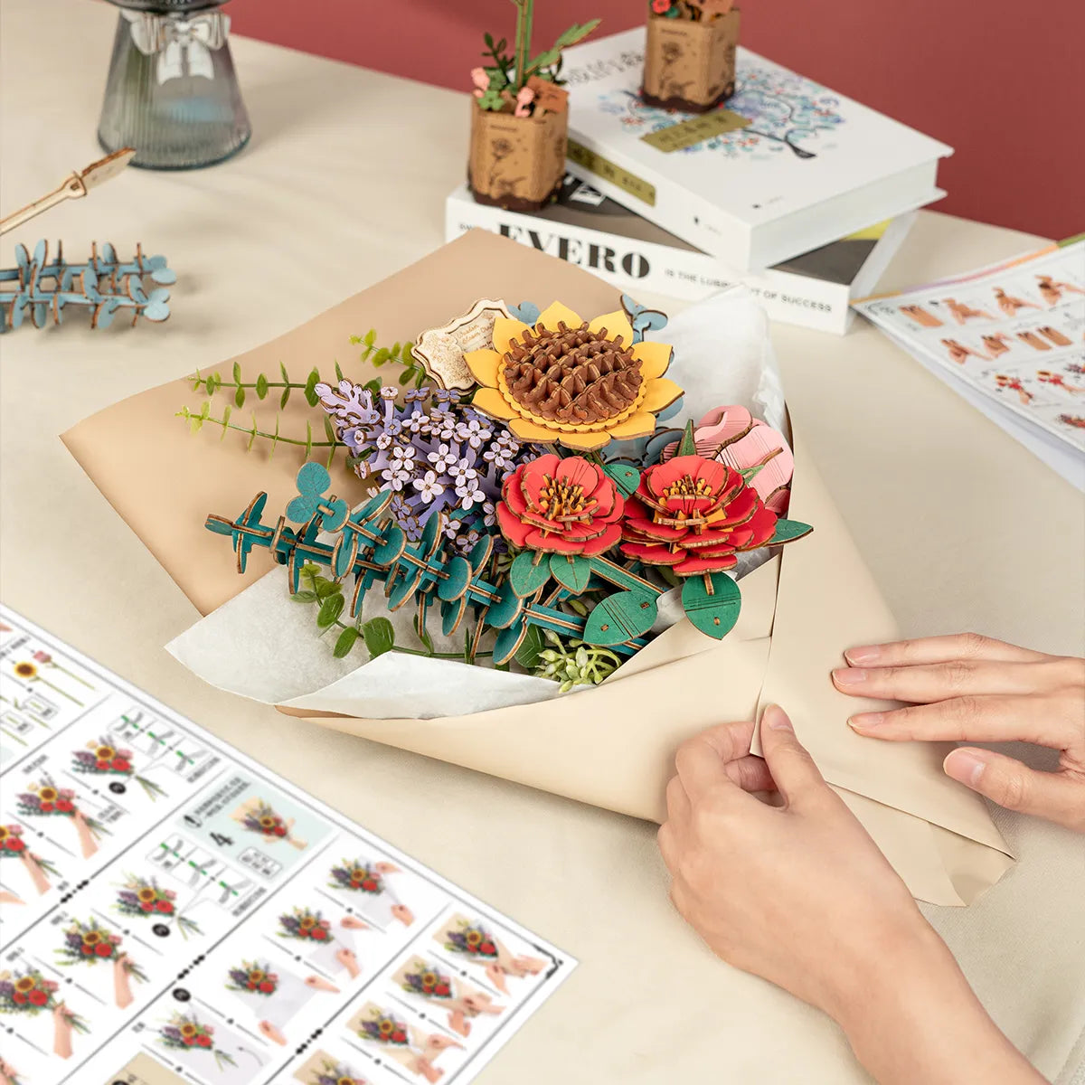 Fun Puzzle DIY Kit - Flower Bouquet